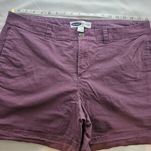 Old Navy Women's Plum Cotton-Blend Shorts